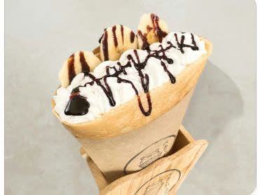 バナナチョコクレープ
